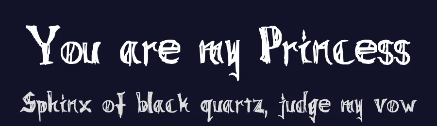 You are my Princess — Display Font — thumbnail 2