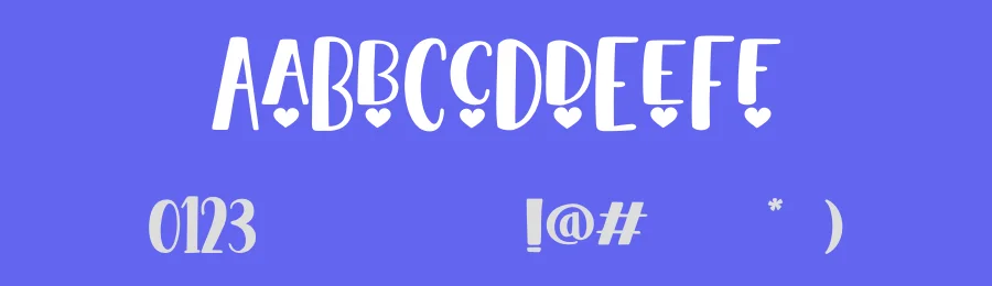 YOU ARE MY VALENTINE by Yugo Priyat Moko (Holydie Studio) — Display Font — thumbnail 3