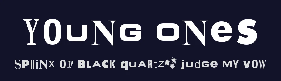 Young Ones — Display Font — thumbnail 2