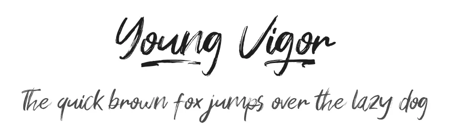 Young Vigor by Khurasan — Display Font