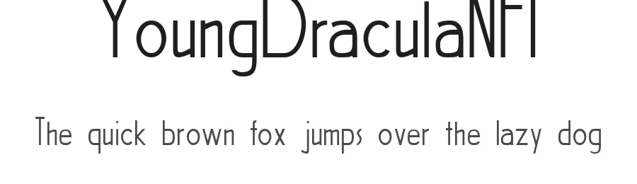 YoungDraculaNFI by Thomas W. Otto — Display Font