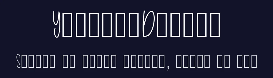 YoungerDreams — Display Font — thumbnail 2