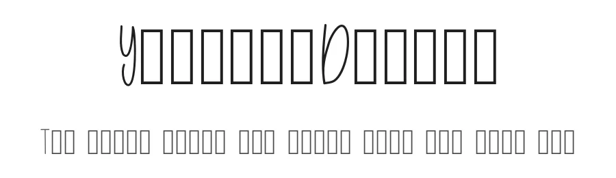 YoungerDreams — Display Font