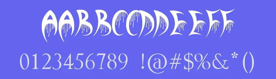 Your Bloody Choice — Display Font — thumbnail 3