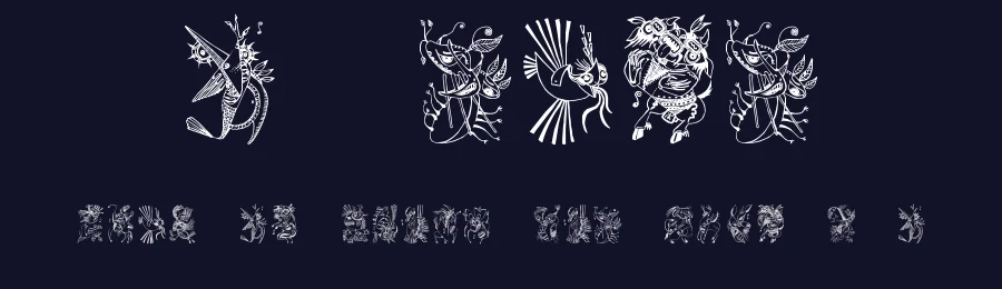 Z Most Critter 2 — Display Font — thumbnail 2