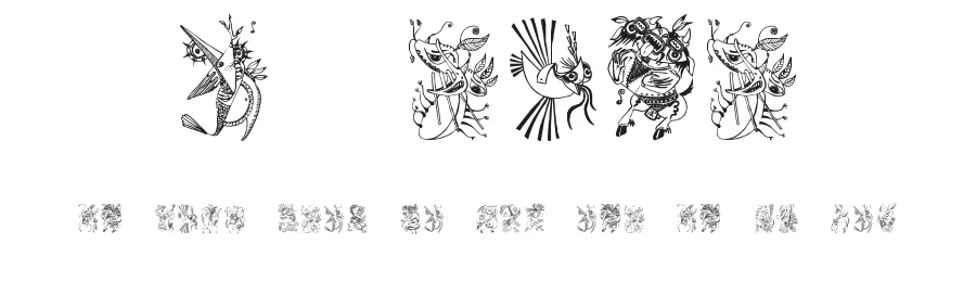 Z Most Critter 2 — Display Font