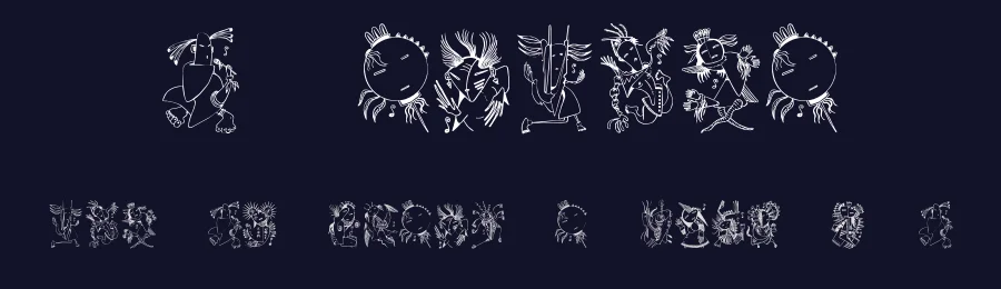 Z Most Kachina 1 — Display Font — thumbnail 2