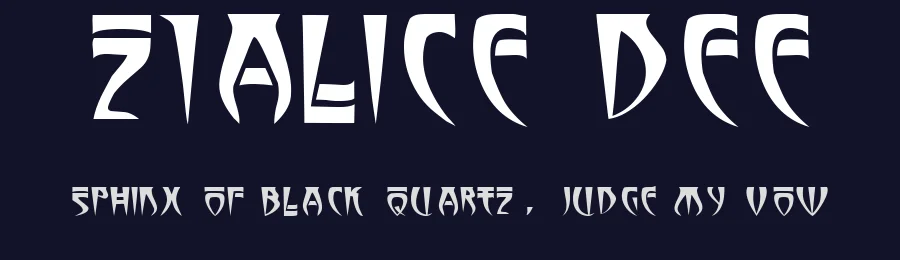 Z1Alice Dee — Display Font — thumbnail 2