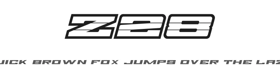 Z28 β Display Font