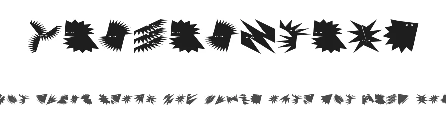 ZagzagHeads β Display Font