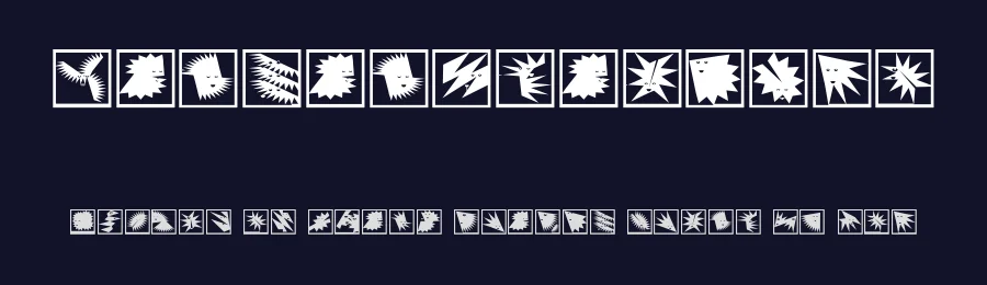 ZagzagHeadsTwo — Display Font — thumbnail 2