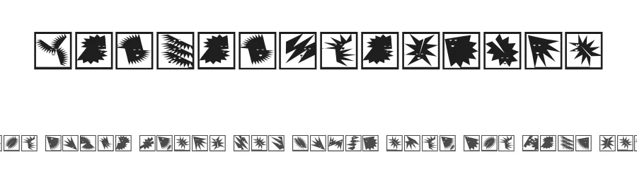 ZagzagHeadsTwo β Display Font