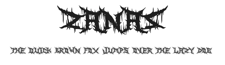 Zanaz by Risman Ginarwan β Display Font