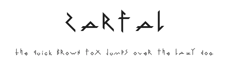 Zarfal — Display Font
