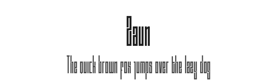 Zaun by Adhreza — Display Font