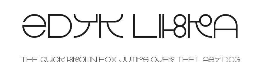 Zdyk Libra by NAL — Display Font
