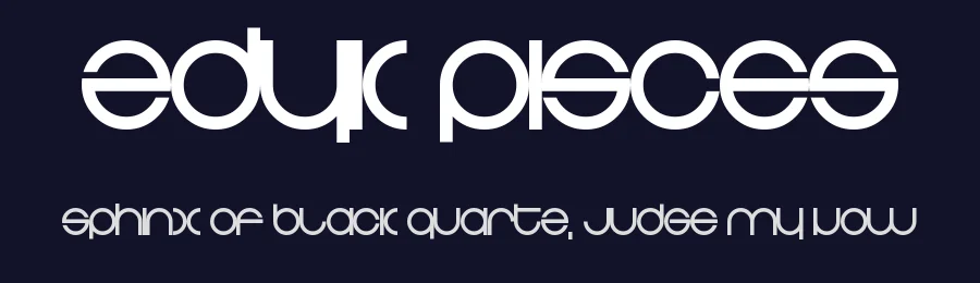 Zdyk Pisces — Display Font — thumbnail 2