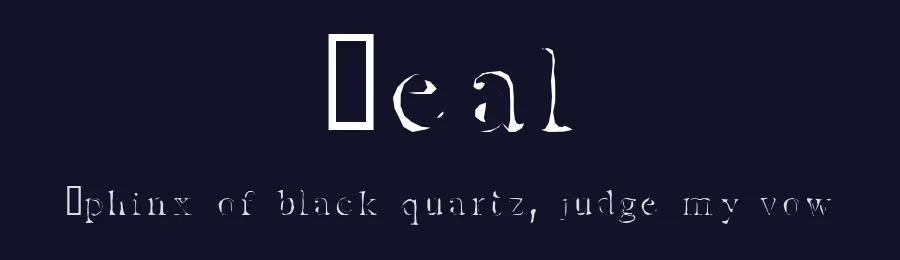 Zeal — Display Font — thumbnail 2