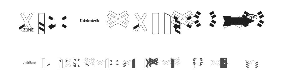 Zeichen Dreihundert Alt1 by Peter Wiegel — Display Font