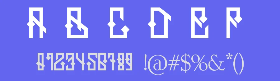 ZERB — Display Font — thumbnail 3
