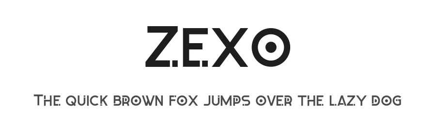 Zexo by Khurasan — Display Font