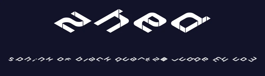 Zhed — Display Font — thumbnail 2