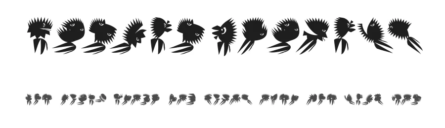 ZigzagAnimals — Display Font