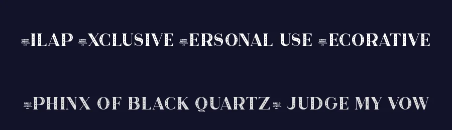 Zilap Exclusive Personal use Decorative by Designer: Juan Nacarro. Foundry: Luis Jaramillo — Display Font — thumbnail 2