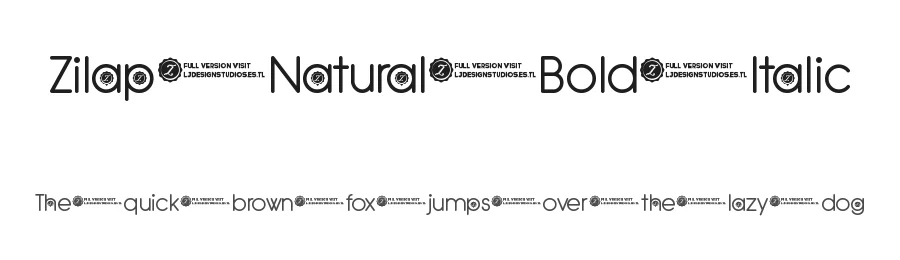 Zilap Natural Bold Italic by Juan Navarros — Display Font