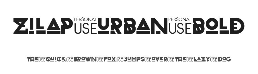 Zilap Urban Bold by Juan Navarro — Display Font