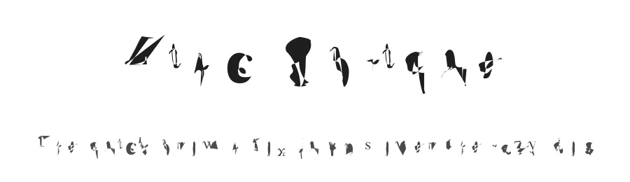 Zinc Oblique — Display Font