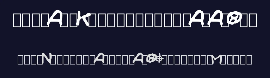 Zodiac Killer 13 character — Display Font — thumbnail 2