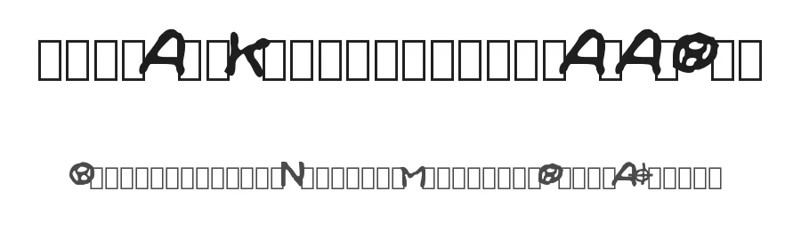 Zodiac Killer 13 character — Display Font