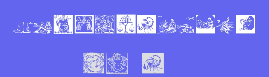 ZodiacsSignStars — Display Font — thumbnail 3