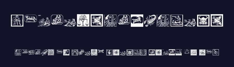 ZodiacsSignStars — Display Font — thumbnail 2