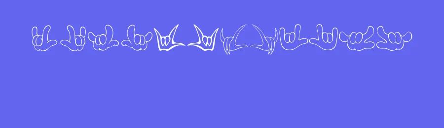ZOE ILYhands 10 by Tanja Schulz — Display Font — thumbnail 3