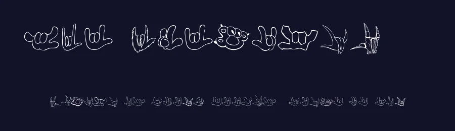 ZOE ILYhands 10 by Tanja Schulz — Display Font — thumbnail 2