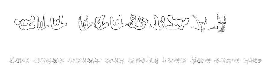 ZOE ILYhands 10 by Tanja Schulz — Display Font