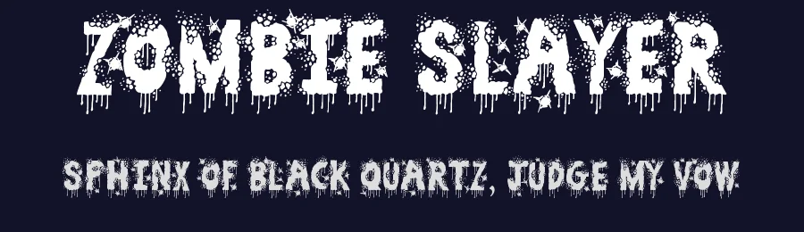 Zombie Slayer — Display Font — thumbnail 2