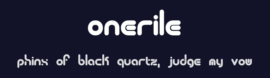 Zonerile — Display Font — thumbnail 2