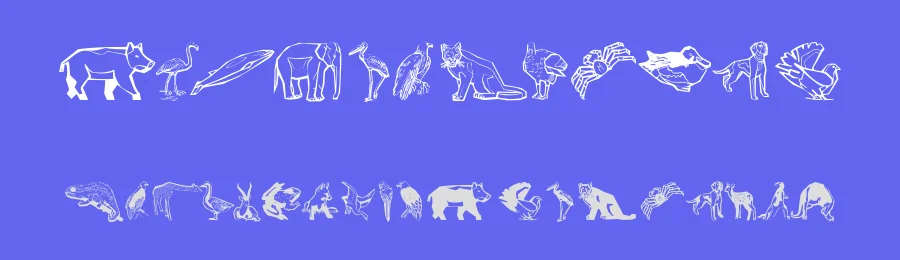 Zoobats — Display Font — thumbnail 3