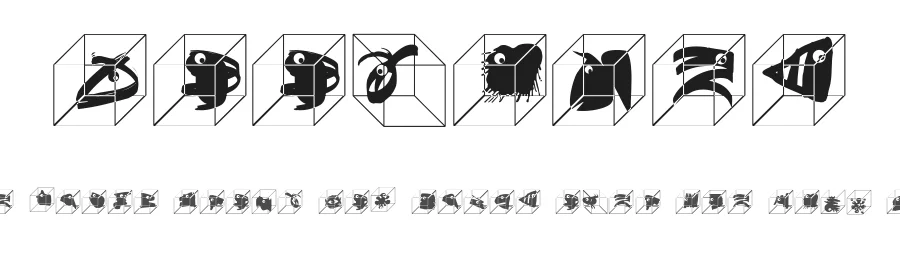 ZooCages — Display Font