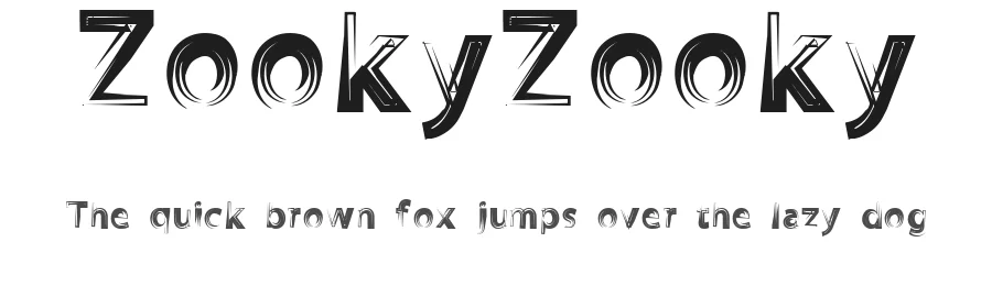 ZookyZooky by ©THOMAS CANALE 2011 — Display Font