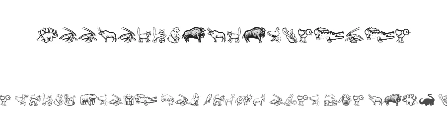 ZoologicalGardenOne — Display Font