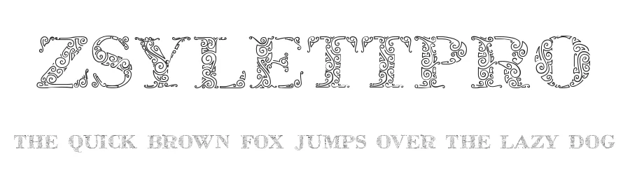 ZsylettPro — Display Font