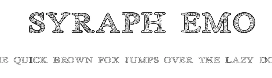 ZsyraphDemo — Display Font