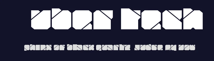 Zuber tech by Carlos Daniel Matteoli — Display Font — thumbnail 2