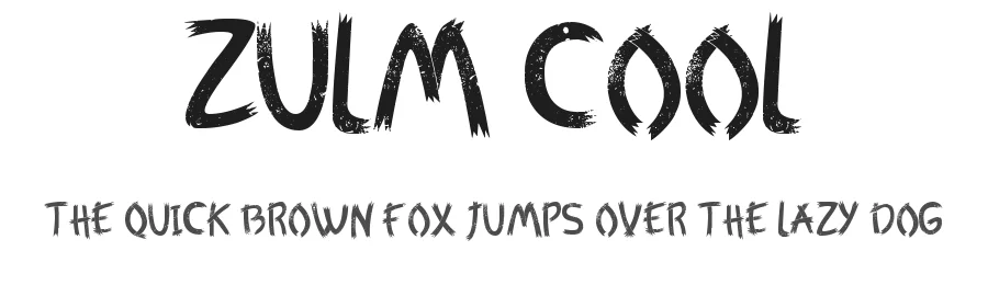 Zulm Cool by Luis Jaramillo — Display Font