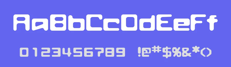 zxr — Display Font — thumbnail 3