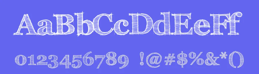FFF Tusj by Magnus Cederholm — Decorative Font — thumbnail 3